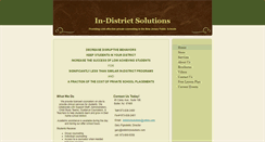 Desktop Screenshot of indistrictsolutions.com