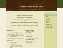 Tablet Screenshot of indistrictsolutions.com